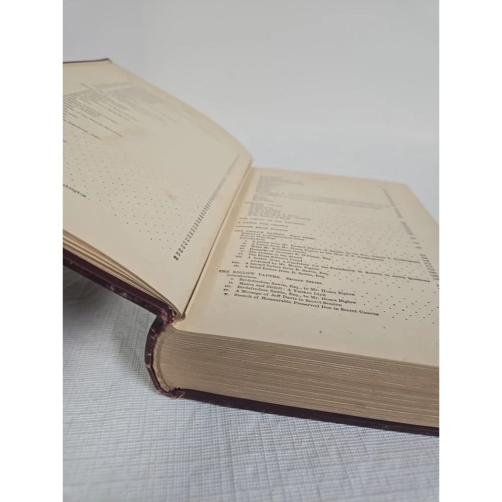POETICAL‎ WORKS OF JAMES RUSSELL LOWELL 1895 Houghton Mifflin